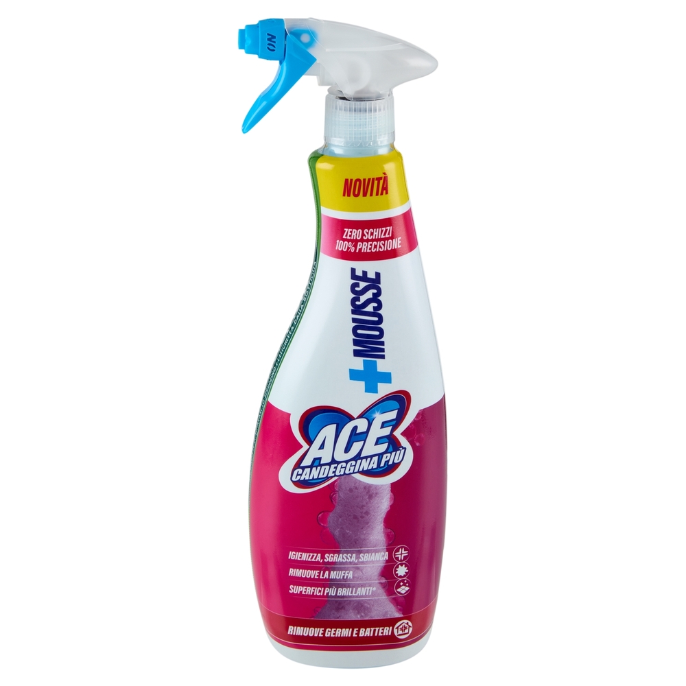 Ace Candeggina Più +Mousse 690 ml